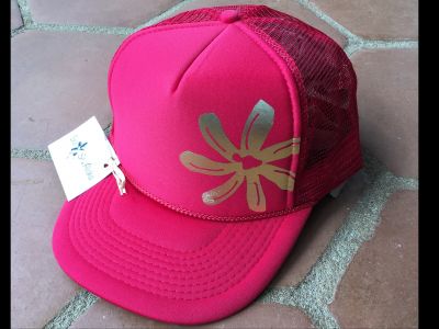 Maui Tiare Trucker Hat Red