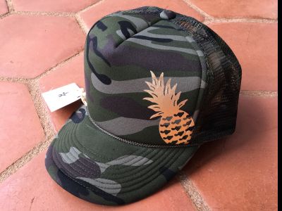 Maui Pineapple Trucker Hat Camouflage