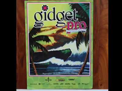 2009 Womens Gidget Pro Surfing Poster