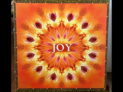 Joy - 12x12 Motivational Canvas