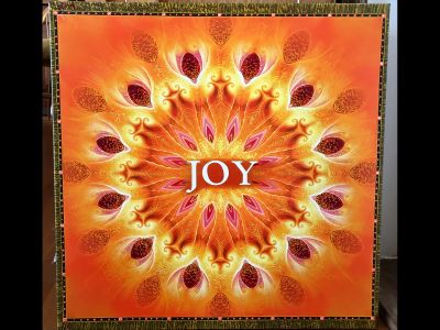 Joy - 25x25 Motivational Canvas