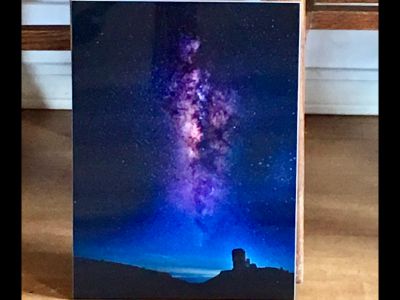 8x12 Metal Print of the Milky Way