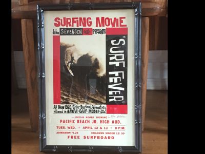 Surfer Fever - Framed Signed Poster 12 x18