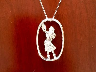 Sterling Silver Hula Dancer