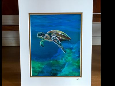 Honu - Giclee on Canvas by Nikita Popov