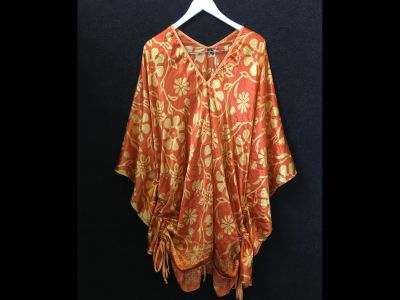 Orange and Yellow Balinese Classic Kaftan