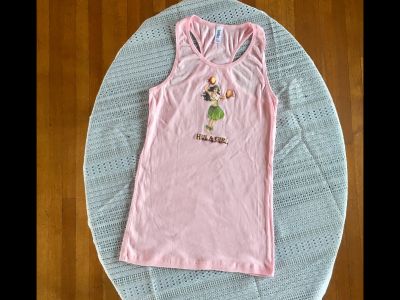 Racer Back Tank Top Pink XL