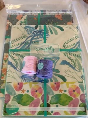3-6 Packs of Eco-Freiendly Gift Wrap plus Ribbon