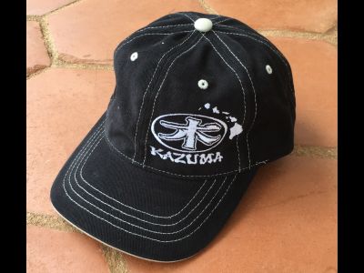 Kazuma Surf Hat Black Embroidered