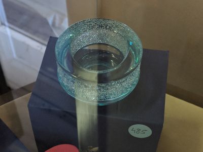 Crystal-Filled Swarovski Shimmer Tealight Holder (#1)