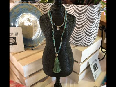 Tahitian Pearl Tassle Necklace