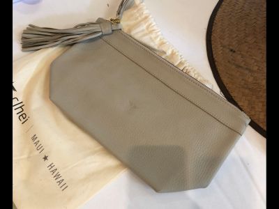 Clhei Laguna Leather Clutch Handbag