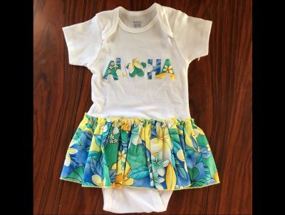 24months Girls Hawaiian Print Dress