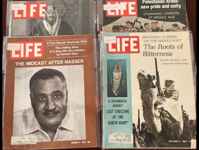 1943, 1967, 1970, 1976 Life Magazines