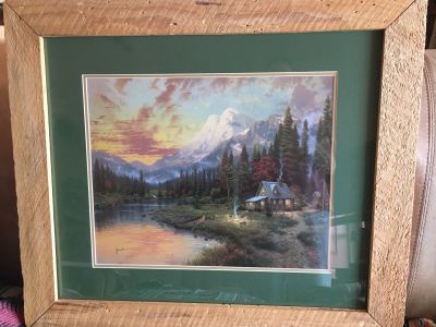 Framed Print - Sierra Evening Majesty by Thomas Kinkade