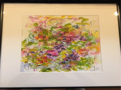 Garden Party by Betsy Wolff (Original Acrylic, Pastel & Ink)
