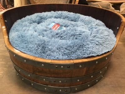 Wine Barrel Dog Bed