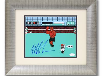 Nintendo Punchout Signed by Iron Mike Tyson