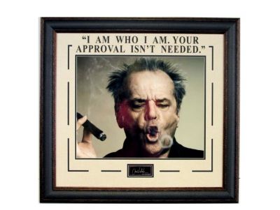 Jack Nicholson '' I Am Who I Am '' Photograph