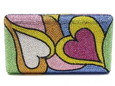 All You Need is Love Swarovski Crystal Purse