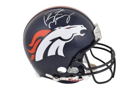 Peyton Manning Hand Signed Denver Broncos Proline Helmet