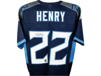 Derrick Henry Hand Signed Titans Jersey