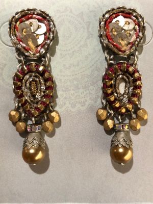Ayalabar -Seed Bead Dangle earrings