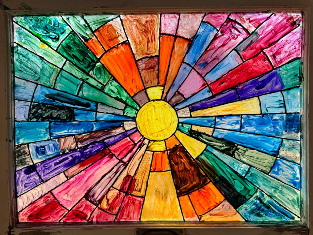 Ashley's Class - Stained Glass Window Art #1