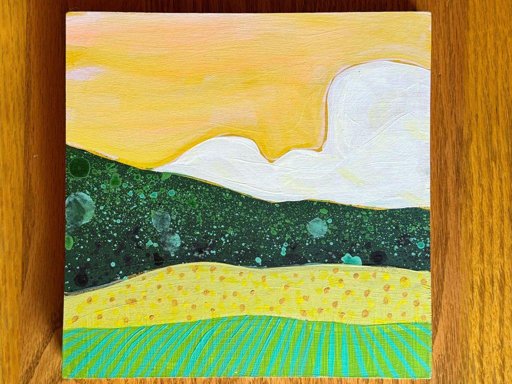 Landscape (Yellow) Original Painting