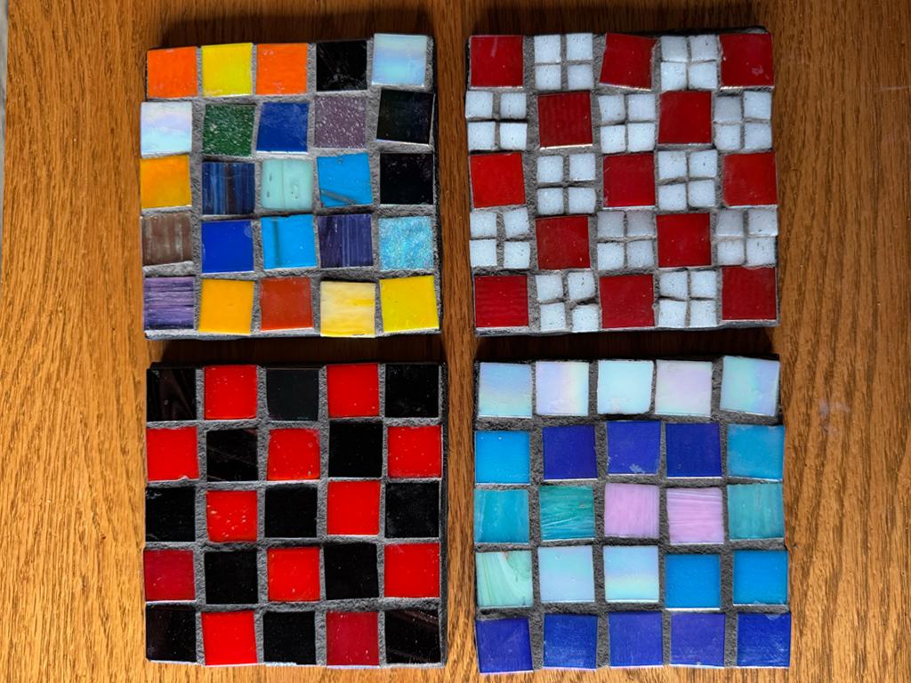 MS - Mosaic Coasters #2, Rainbow