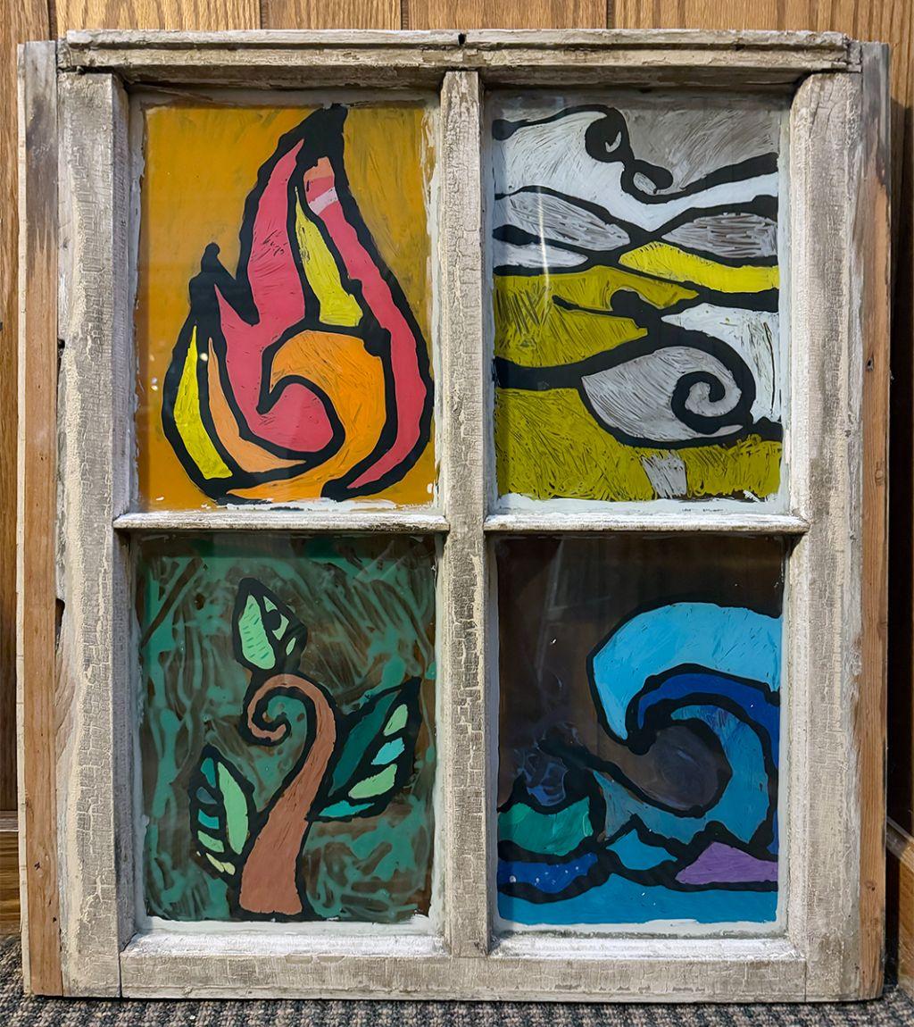 Four Elements Stained Glass Window -Ashley's Classro...