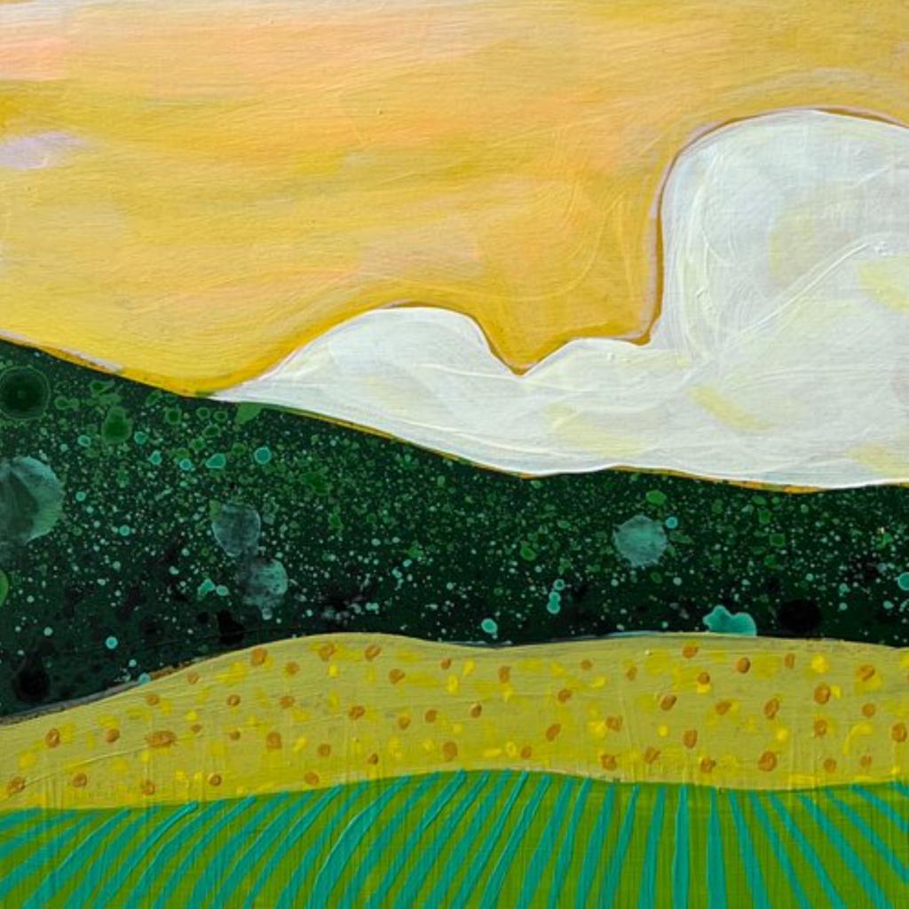 Landscape (Yellow) Original Painting