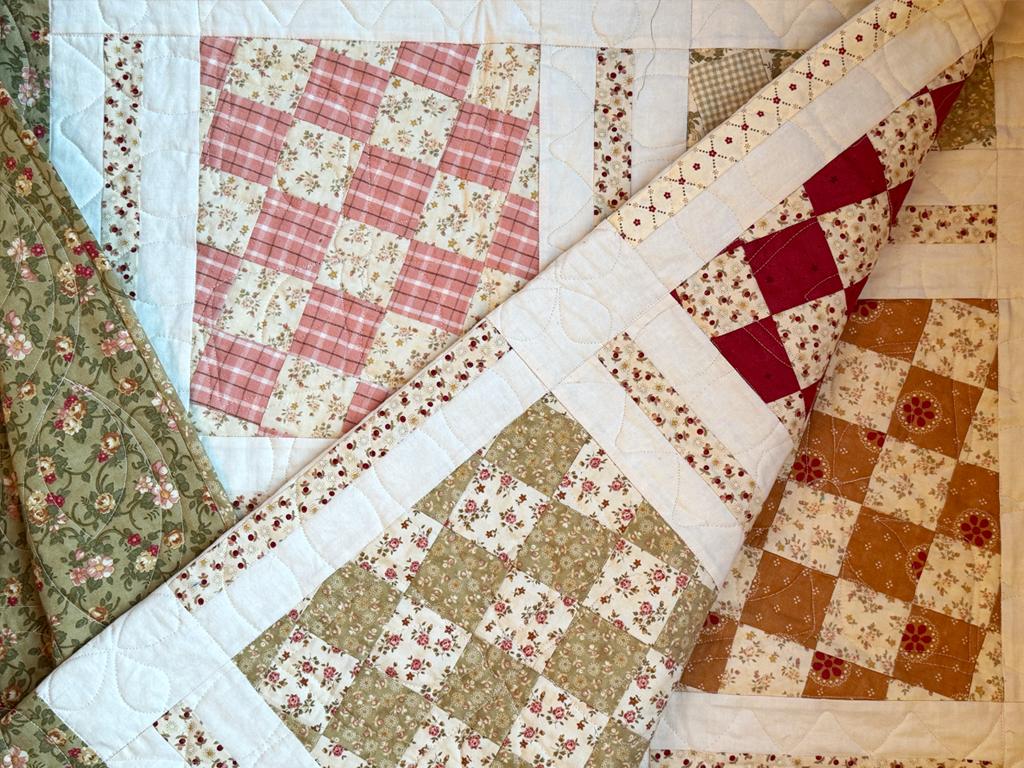 Stunning Handmade Quilt - Light Colors