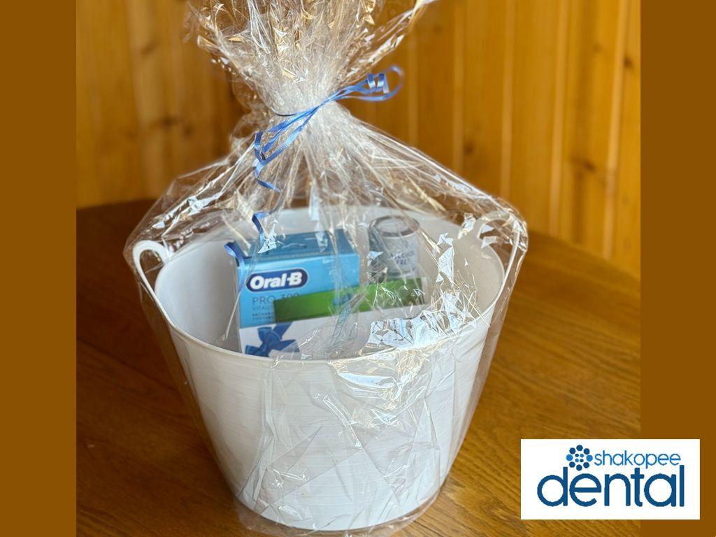 $575 Gift Basket at Shakopee Dental