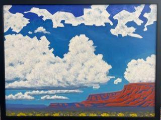 ''South of Albuquerque'' Oil Painting