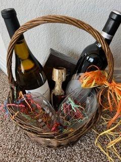 Red & White Wine basket