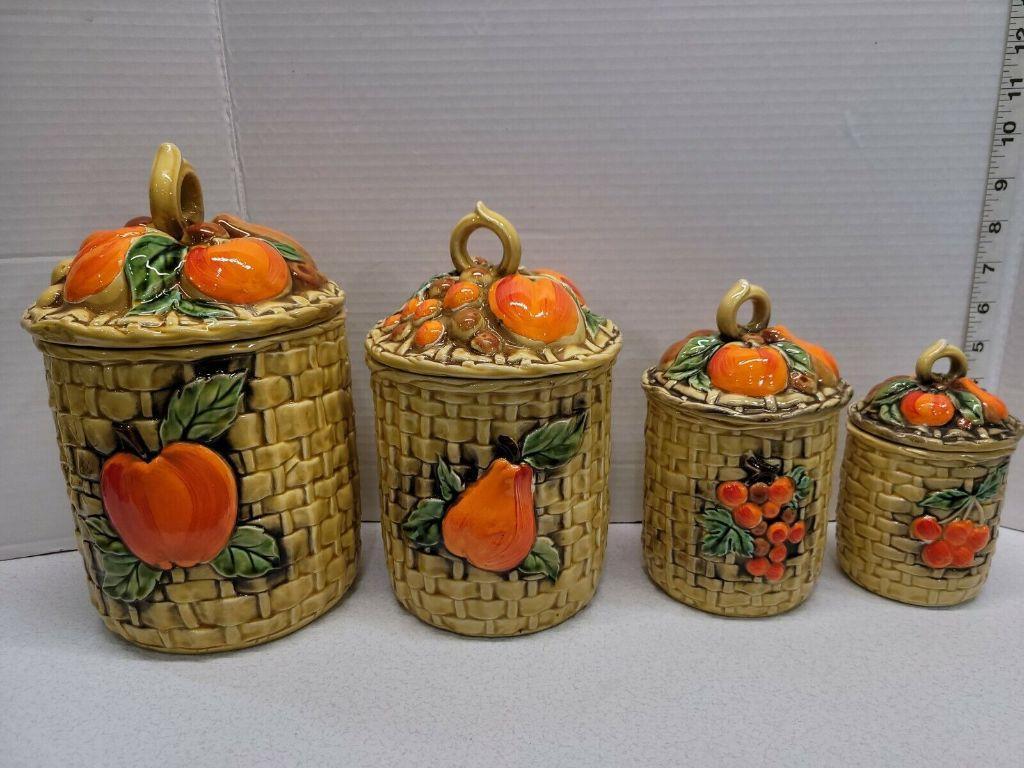 Vintage 1960s Canister Set