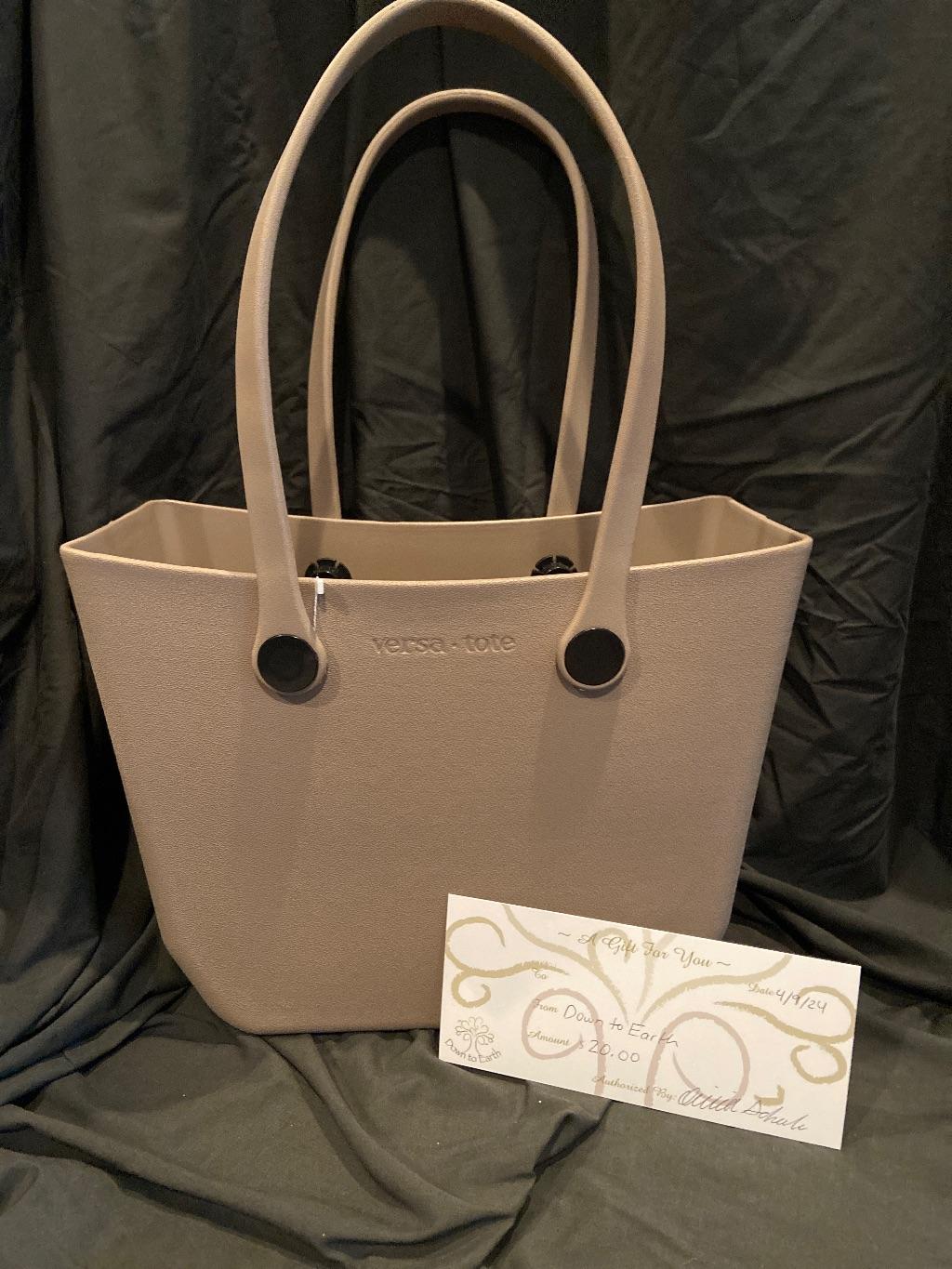 Down to Earth $20 Gift Certificate with Versa Tote