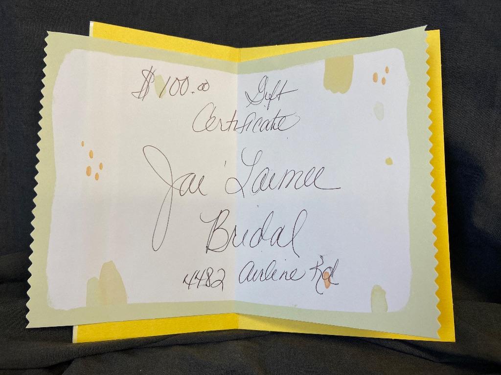 Jae Laimee $100 Gift Certificate