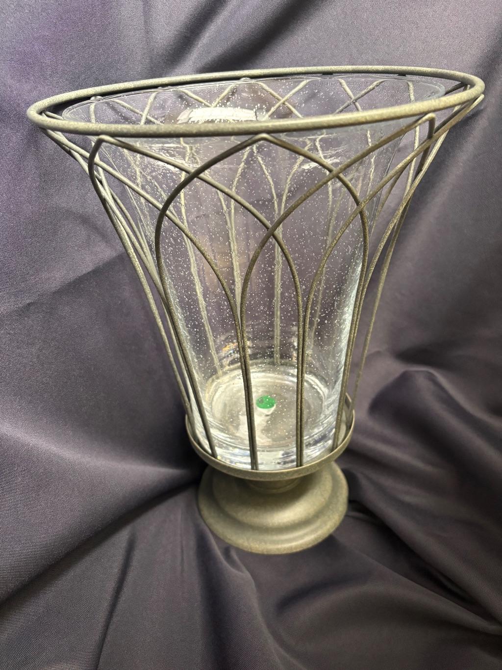PartyLite Pillar Candle Holder & Sanborn's GC