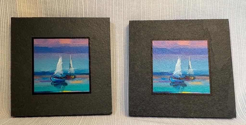 Slate Coasters by Illustrated Light