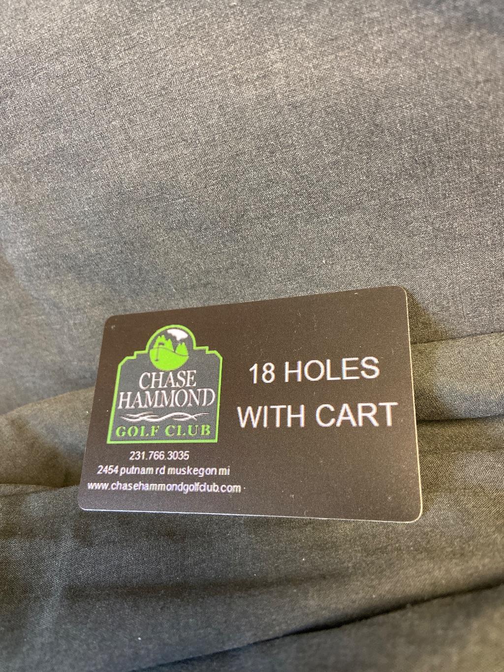 Chase Hammond Golf Club - 4 Rounds of Golf with Cart