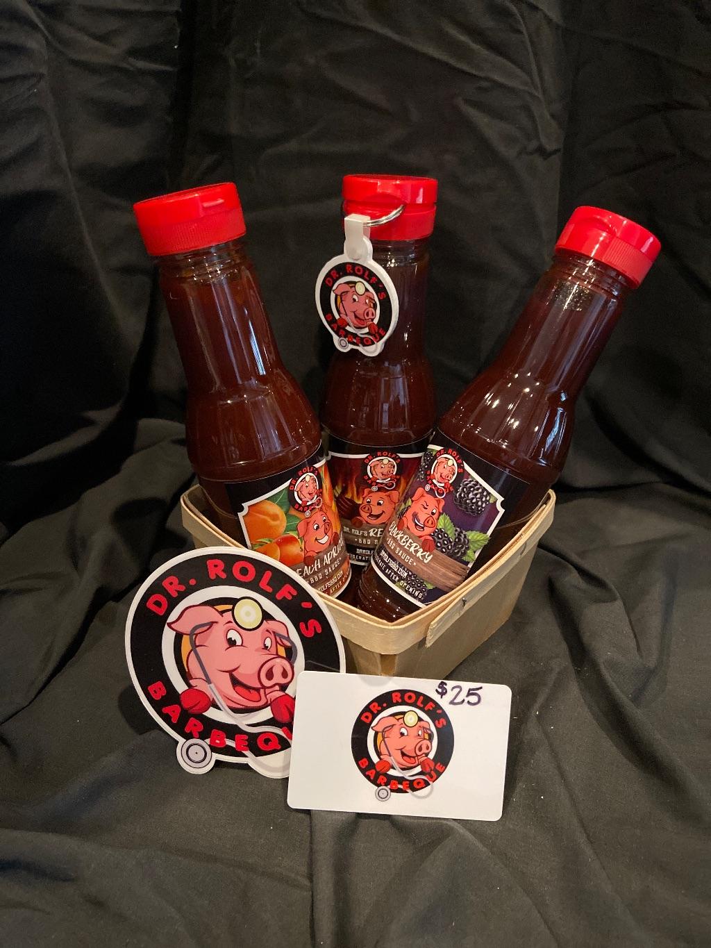 Dr. Rolf's $25 Gift Card + Sauces