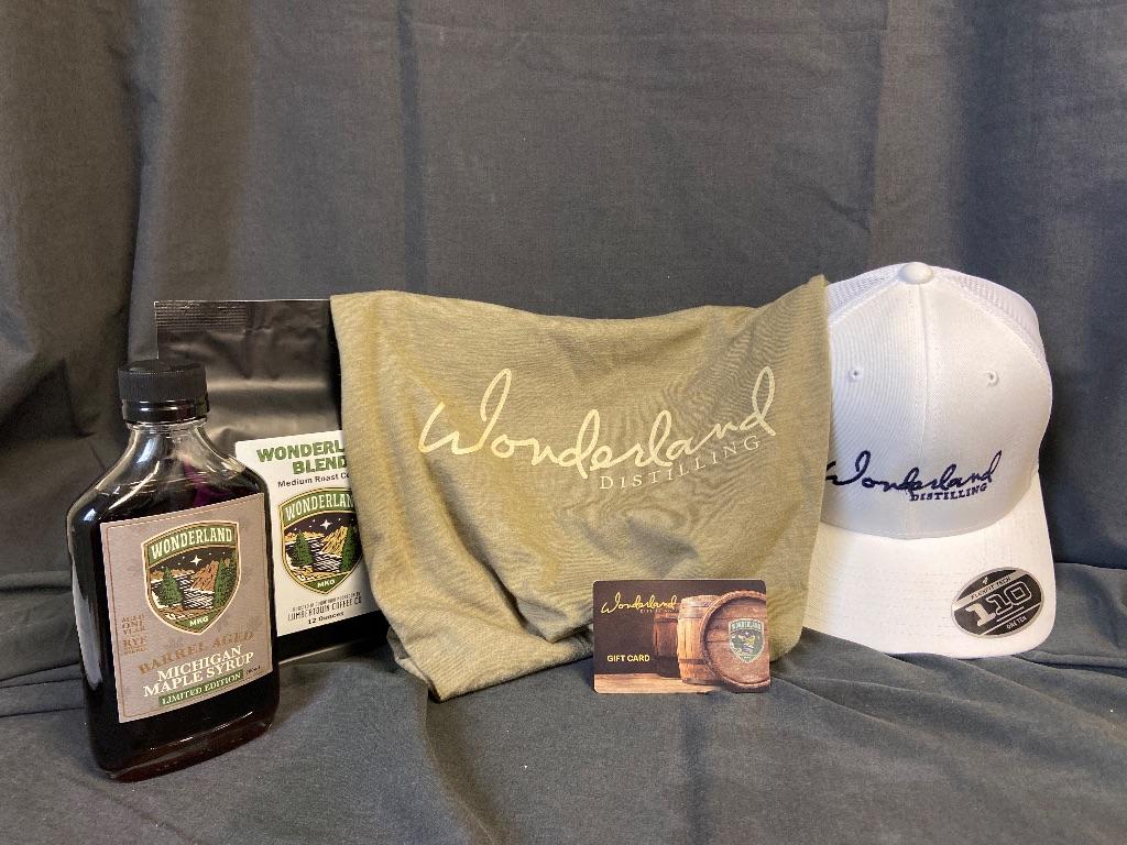 Wonderland Distilling Merchandise + Whiskey