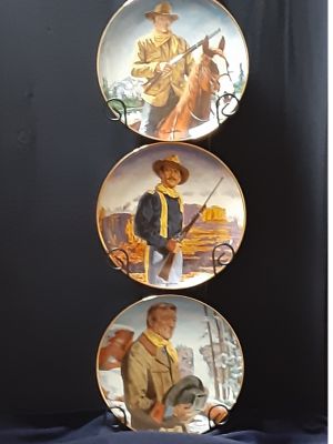John Wayne Commerative Plates, Limited Edition, GROUP 2