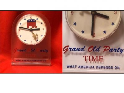 Grand Old Party Clock