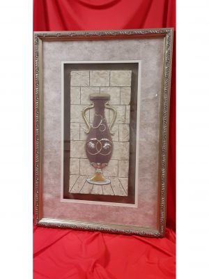 Framed vase