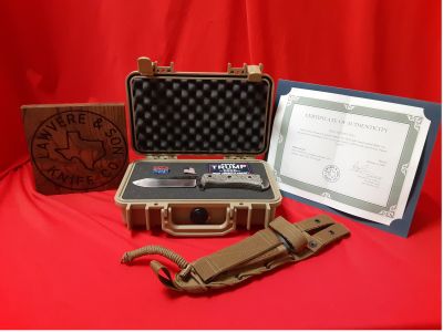 Steel Patriot Warrior Knife and Pelican Holder