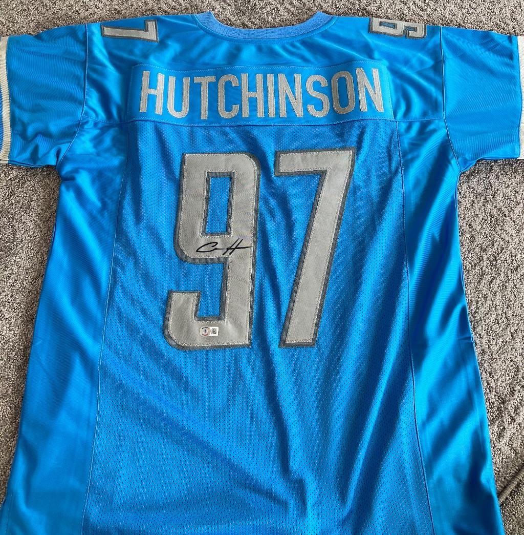 Detroit Lions Aiden Hutchinson #97 Signed Jersey