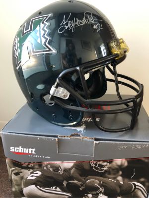 AUTOGRAPHED UH HELMET